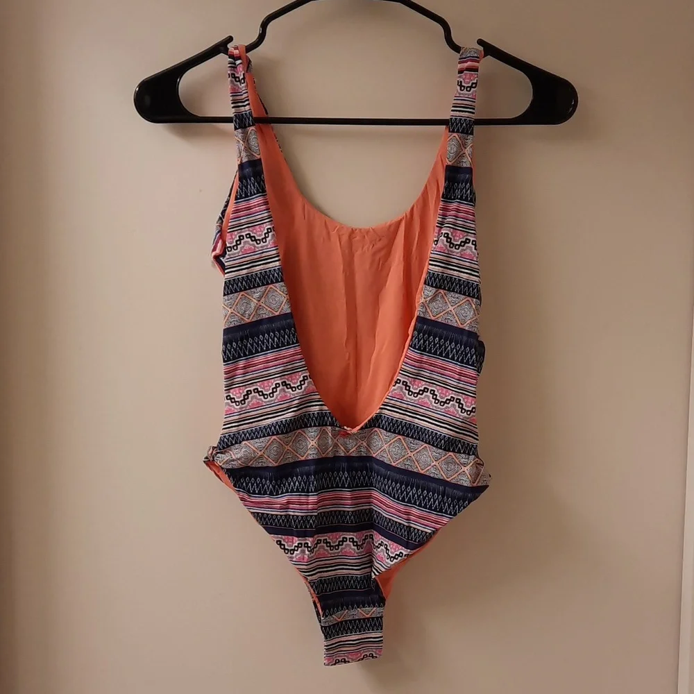 Red Carter Coral Reef Festival Swimsuit